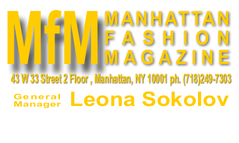 MFM Leona Sokolov Manhattan Fashion Magazine Business Card