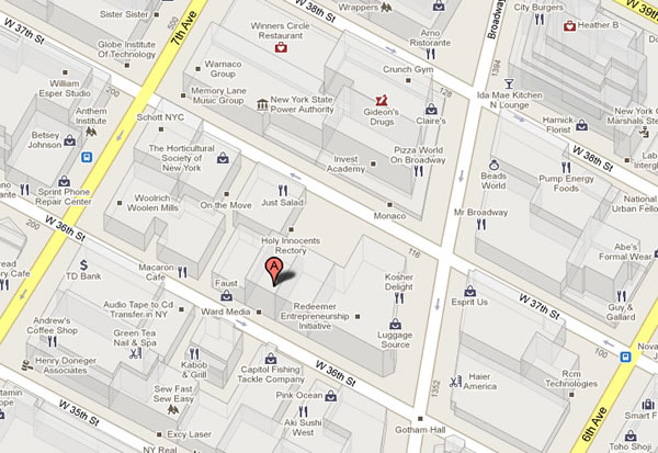 141 36 Street, New York, NY coli-couture com fashion Map
