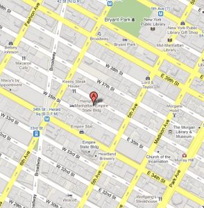40 West 36 St.New York, NY 10018 map