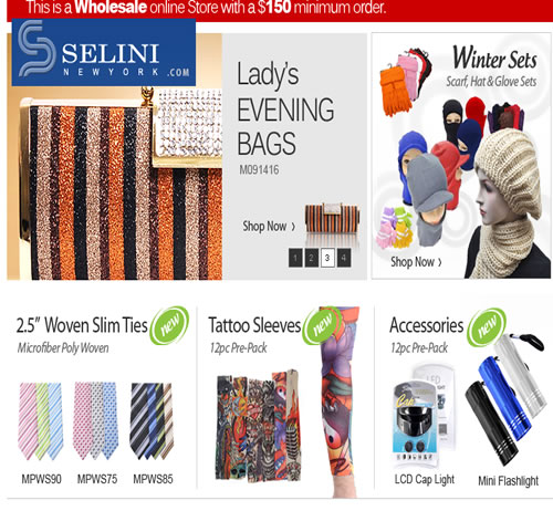 SeliniNewYork com wholesale tatoo sleeves winter sets ladys evening begs