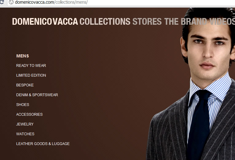 domenicovacca.com new york fashion design for men
