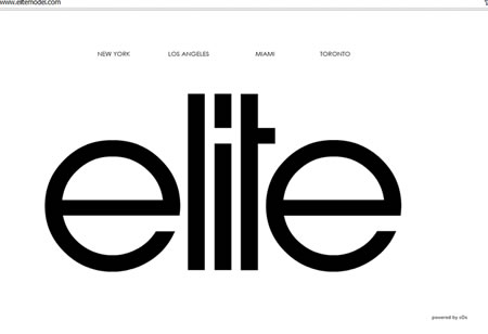 Elite Model Management agency new york on web
