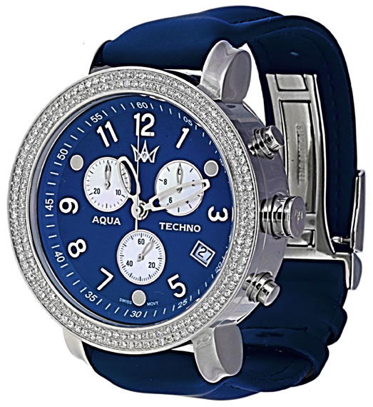 aqua techno diamond watch from New York
