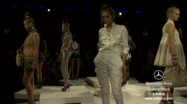 L.A.M.B. - MERCEDES-BENZ FASHION WEEK SPRING 2012 COLLECTIONS