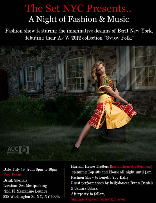 Set NYC show Manhattan Fashion Magazine Adv