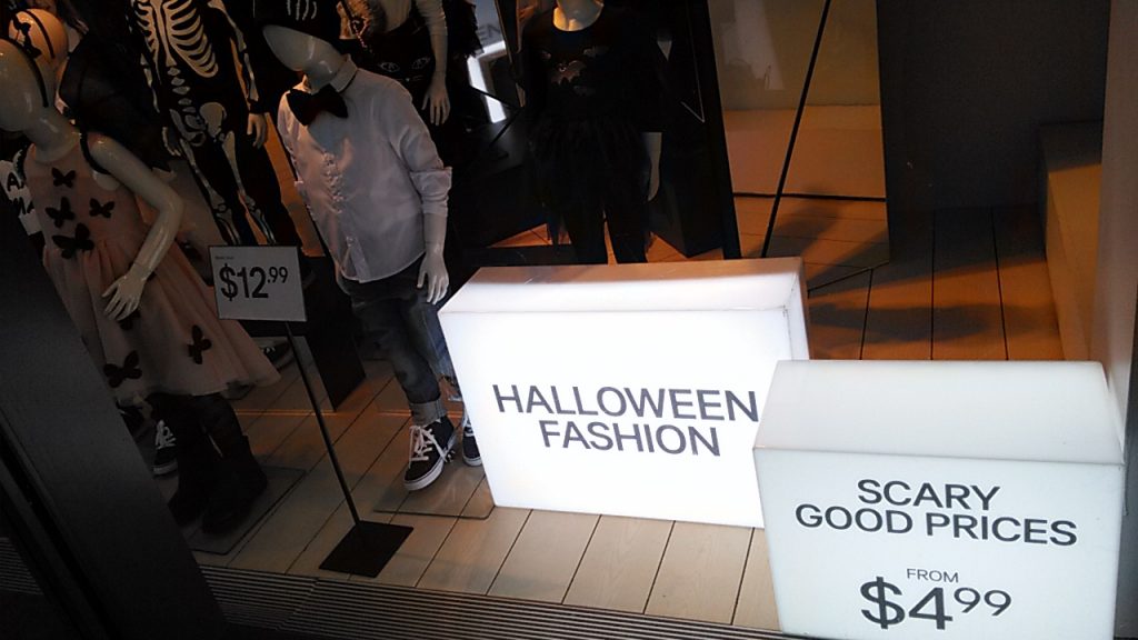 Fashion for Halloween. Scary Good Priced