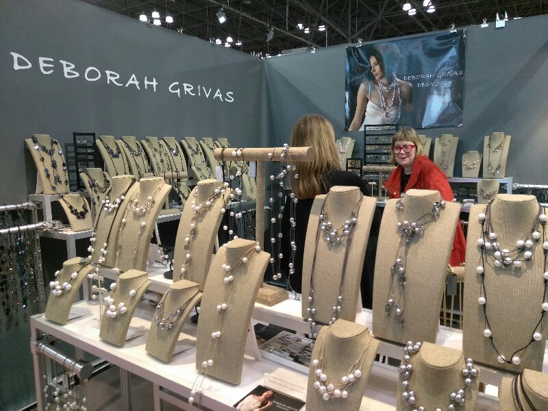 Debora Grivas Jewelry Fashion Designs NYC Expo may 2017.
